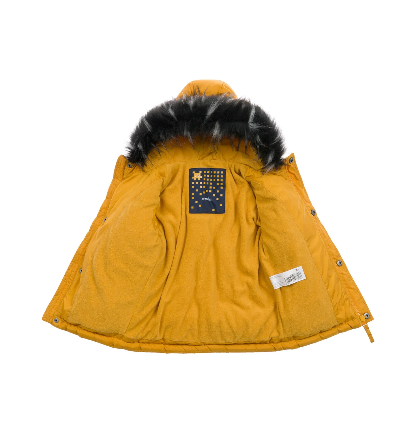 Długa kurtka parka zimowa dla małego dziecka - Image 10