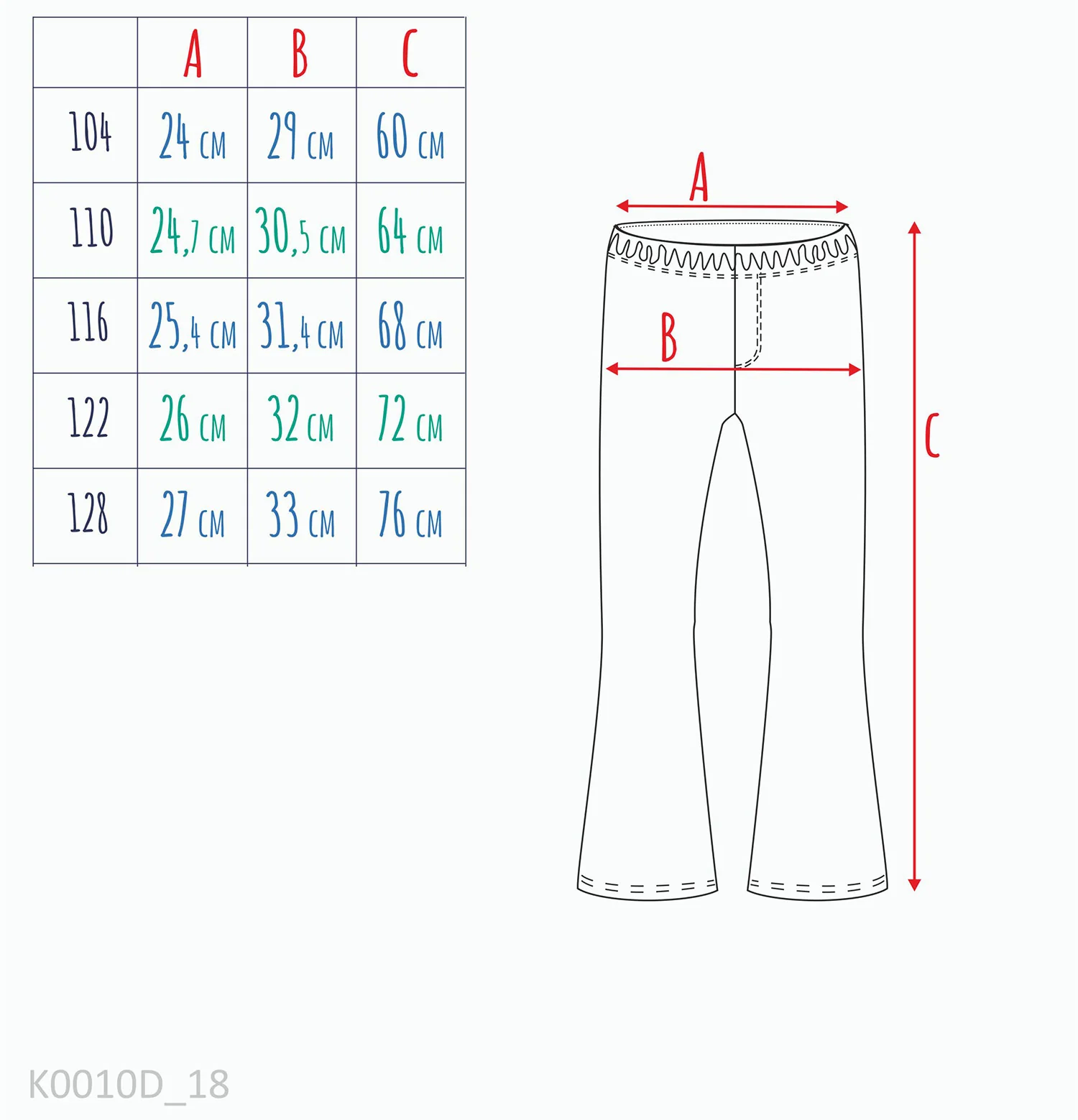 Legginsy flare dla dziewczynki, z francuskim pieskiem, różowe 3-8 lat - Image 3