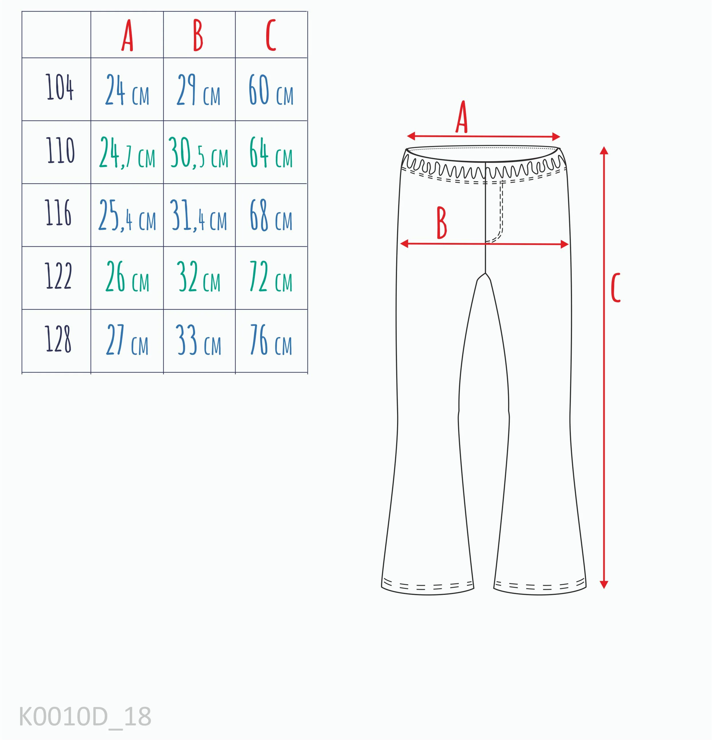Legginsy flare dla dziewczynki, z baletnicą, różowe 3-8 lat - Image 5
