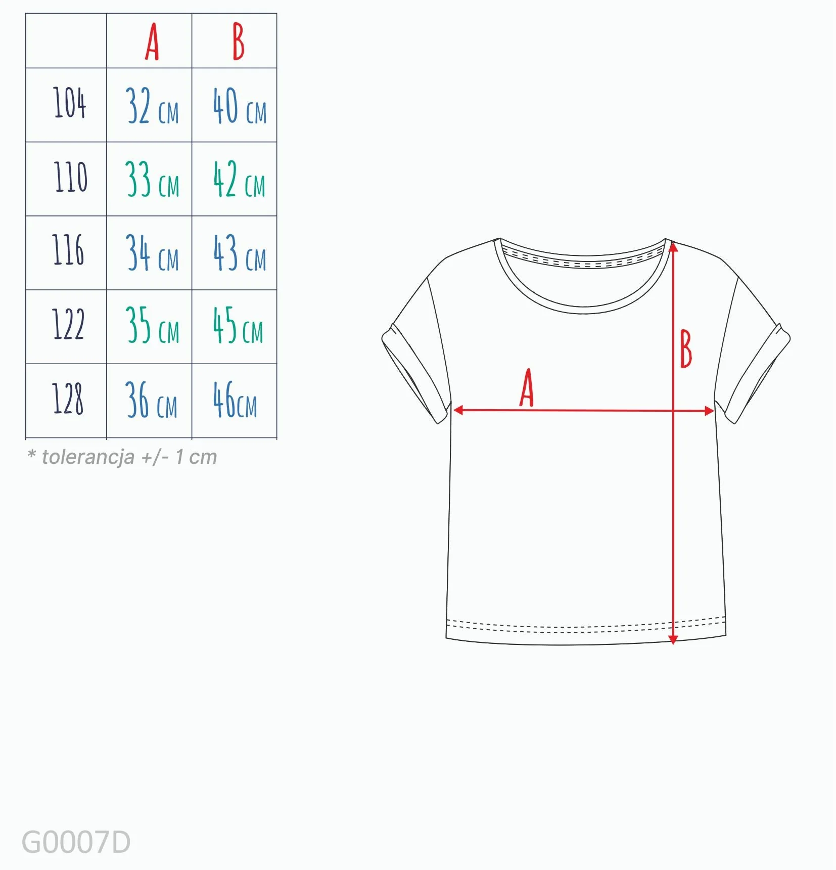 T-shirt dla dziewczynki 3-8 lat, biały "motyle" - Image 2