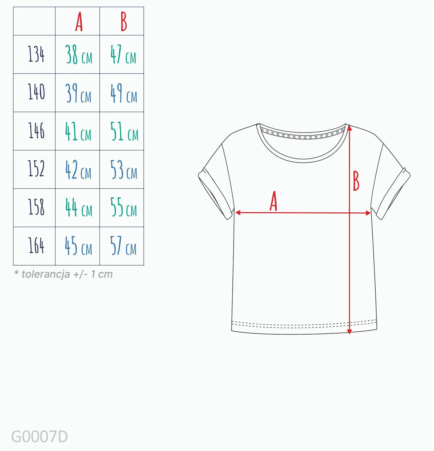 T-shirt dla dziewczynki 9-13 lat, biały "motyle" - Image 2