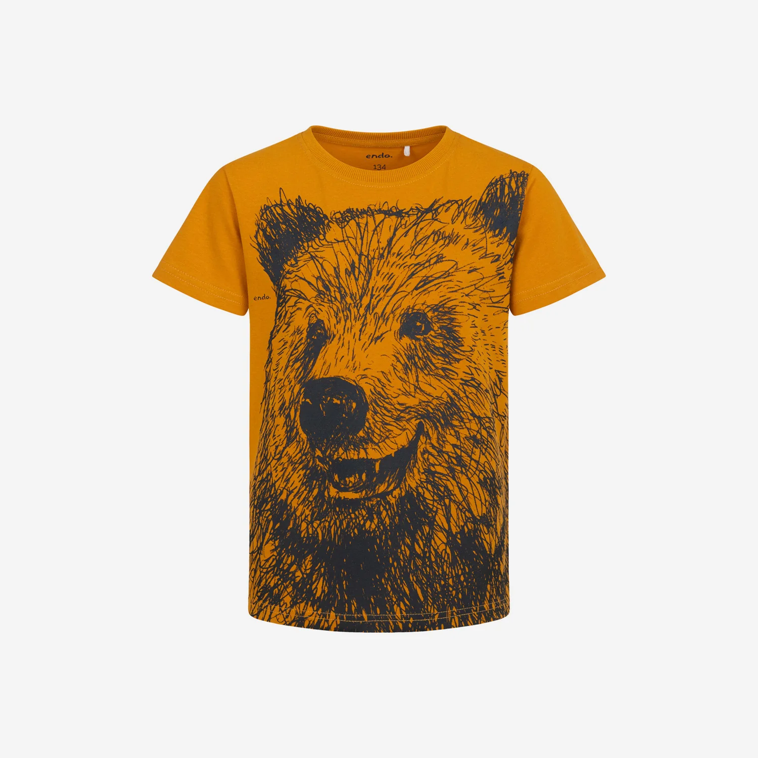 T-shirt z krótkim rękawem dla chłopca, z niedźwiedziem 9-13 lat - Image 2